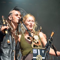 Enjoy Castlefest concert, Steve "Sic" Evans - Van der Harten (Omnia) and Fiona Rüggeberg (Faun).